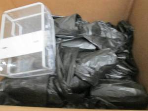 Box of Black Trash Liners...