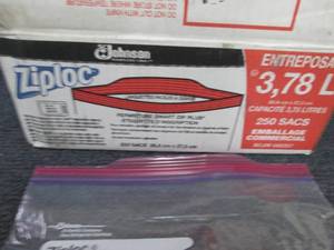 Case of 250 Gallon Ziploc Bags...