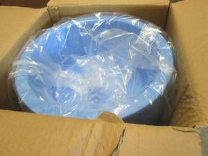 Case of 60 Blue Wash Basins...
