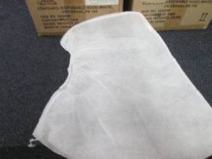 2- 100ct Cases White Disposable Hoo...