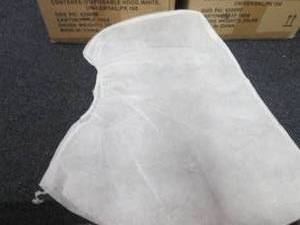 2- 100ct Cases White Disposable Hoo...