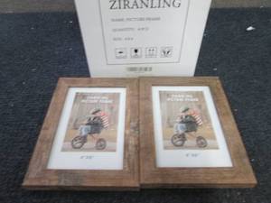 6- 4x6 Picture Frames...