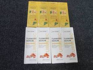4 each Turmeric Serum, Ginger Oil...