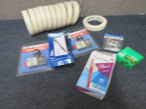 Misc Office- masking tape, pens, st...