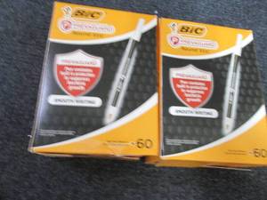 2 pks Bic Round Stic Pens...