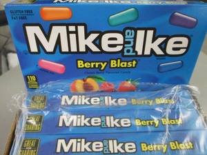 12- 5 oz Boxes Mike & Ike Berry Bla...