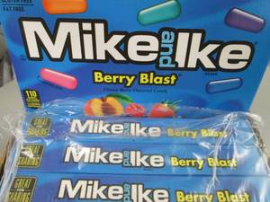 12- 5 oz Boxes Mike & Ike Berry Bla...