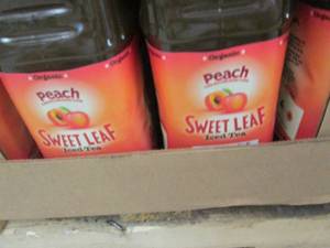 8- 64 oz Bottles Peach Sweet Leaf T...