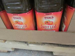 8- 64 oz Bottles Peach Sweet Leaf T...