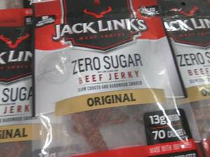 6- 2.6 oz Bags Jack Links Zero Suga...