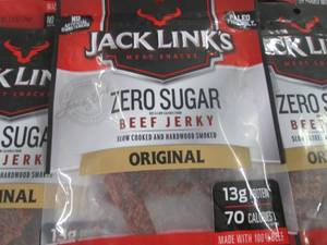 6- 2.6 oz Bags Jack Links Zero Suga...