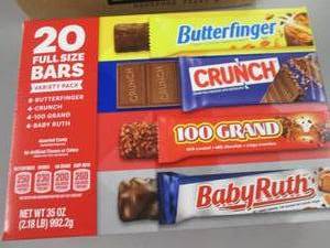Box of 20 Assorted Full Sized Candy...