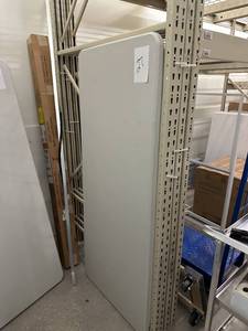 lot 27 image: Lifetime foldable table 72x30