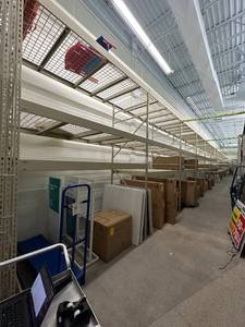 lot 29 image: Pallet racking 8 beams (88) 12 Upright (17) Depth 50