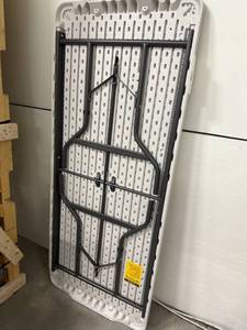 lot 69 image: Lifetime foldable table 72x30