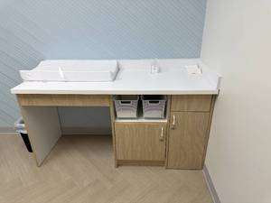 lot 71 image: Feeding Room Center Table, 65x24