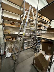 lot 90 image: 8 Werner Aluminum Ladder