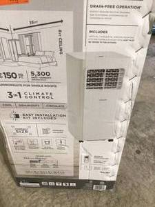 Vissani 5,000 BTU 115-Volt Portable Air Conditioner with Dehumidifier Mode and Remote in White  Customer Returns See Pictures
