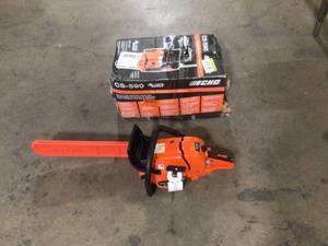 ECHO 20 in. 59.8 cc Gas 2-Stroke Rear Handle Timber Wolf Chainsaw Customer Returns See Pictures