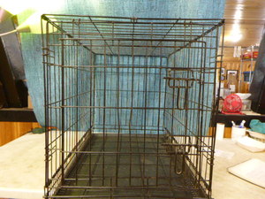 lot 79 image: Wire Dog Crate