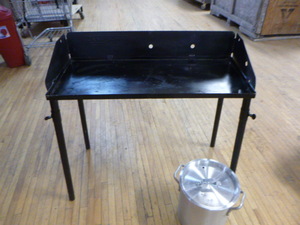 lot 83 image: Camp Table and Stock Pot