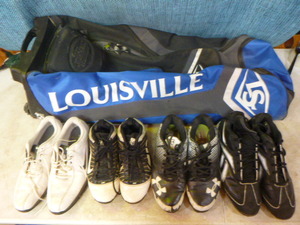 lot 94 image: Sports Shoes and Baseball Bag
