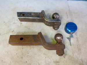 lot 106 image: 2 Receiver Hitches and Coupler Lock