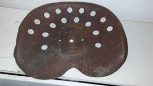 Vintage Tractor Seat 16 Inches Across.