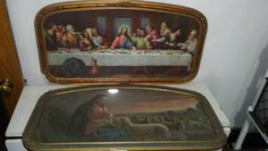 Artwork (2) The Good Shepheard, Last Supper.