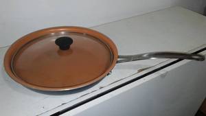 Gotham Copper Covered Skillet.