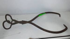 Vintage Ice Block Clamps  Tongs.
