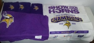 Minnesota Vikings Towels And Cloths.