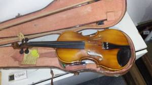 Violin In awesome Wood Case. Made In Hungary