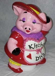 Kitchen Diva Pig Cookie Jar.