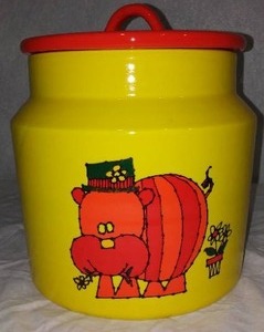 Haeger, Hippo Cookie Jar 1970.