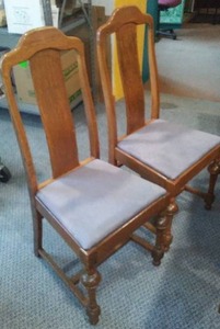 Vintage Dining Room Chairs - 2.