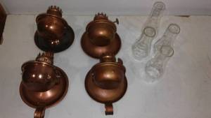 Copper Oil Lamps Wall mount - 4