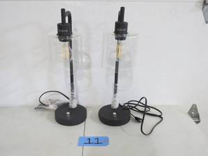 lot 11 image: New - 2 Piece Lot Dimmable Desk Lamps