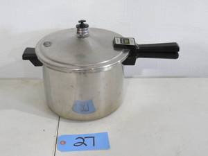 lot 27 image: Presto Stainless Steel Pressure Cooker