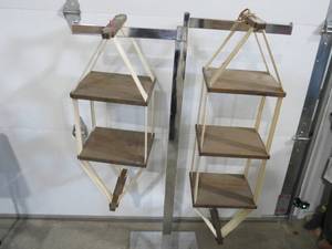 lot 36 image: 2 Piece Lot Of Hanging Shelves