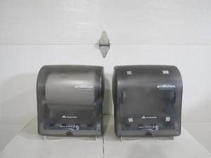 lot 39 image: Lot Of 2 EnMotion Motion Activated Paper Towel Dispensers - Missing Keys