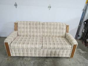 lot 57 image: Vintage Hide A Bed Sleeper Couch