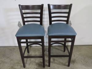 lot 62 image: 2 Piece Lot Holland Bar Stool Co. Bar Stools
