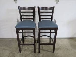 lot 64 image: 2 Piece Lot Holland Bar Stool Co. Bar Stools