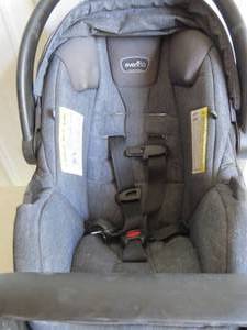 lot 12A image: Evenflo Car Seat with Locking Base