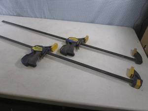 (F-2) 2 - 3 ft Bar Clamps - Quick G...