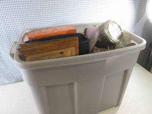 (G-1) 18 Gallon Tote Full of Misc...