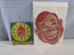 (G-1) Vintage Howdy Doody Mask and ...