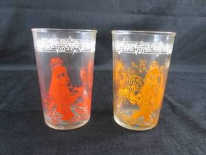 (FS) 2 Vintage Howdy Doody Glasses...