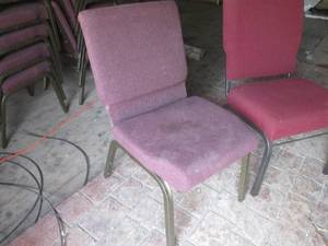 (HWG) Lot of 5 Fabric Cushioned Bac...
